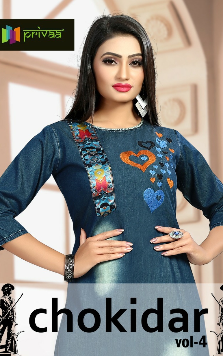 Privaa Chokidar vol 4 elagant Style gorgeous stunning look Kurties