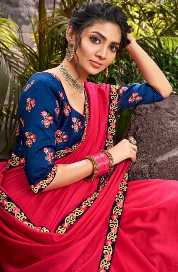 Saroj novelty charming look Astonishing Style beautifull Sareesn