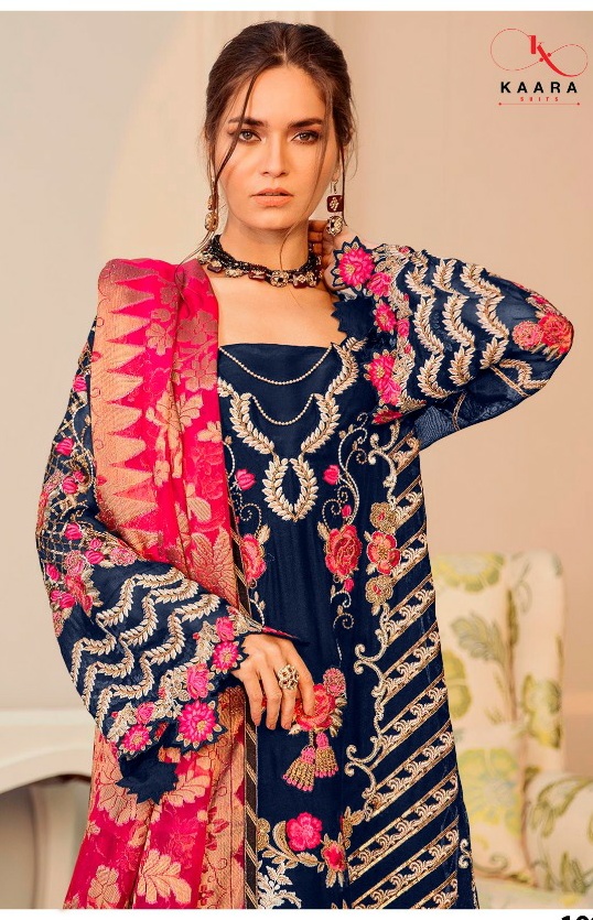 Kaara suits D.no 108-111 elagant look attractive and beautifull Pakistani concept Salwar suits