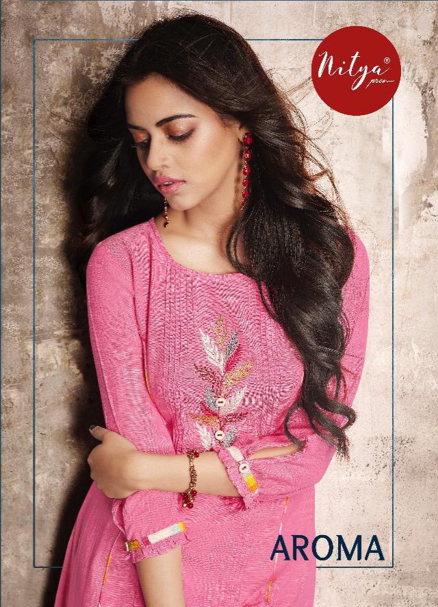 Lt nitya aroma casual wear straight Kurties collection At Wholesale Rate