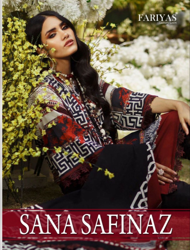 fariyas sana safinaz 2020 lawn digital printed attractive salwar suit catalog