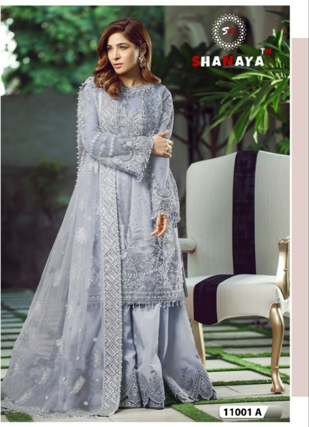 shanaya 11001 a gorgeous look salwar suit singal