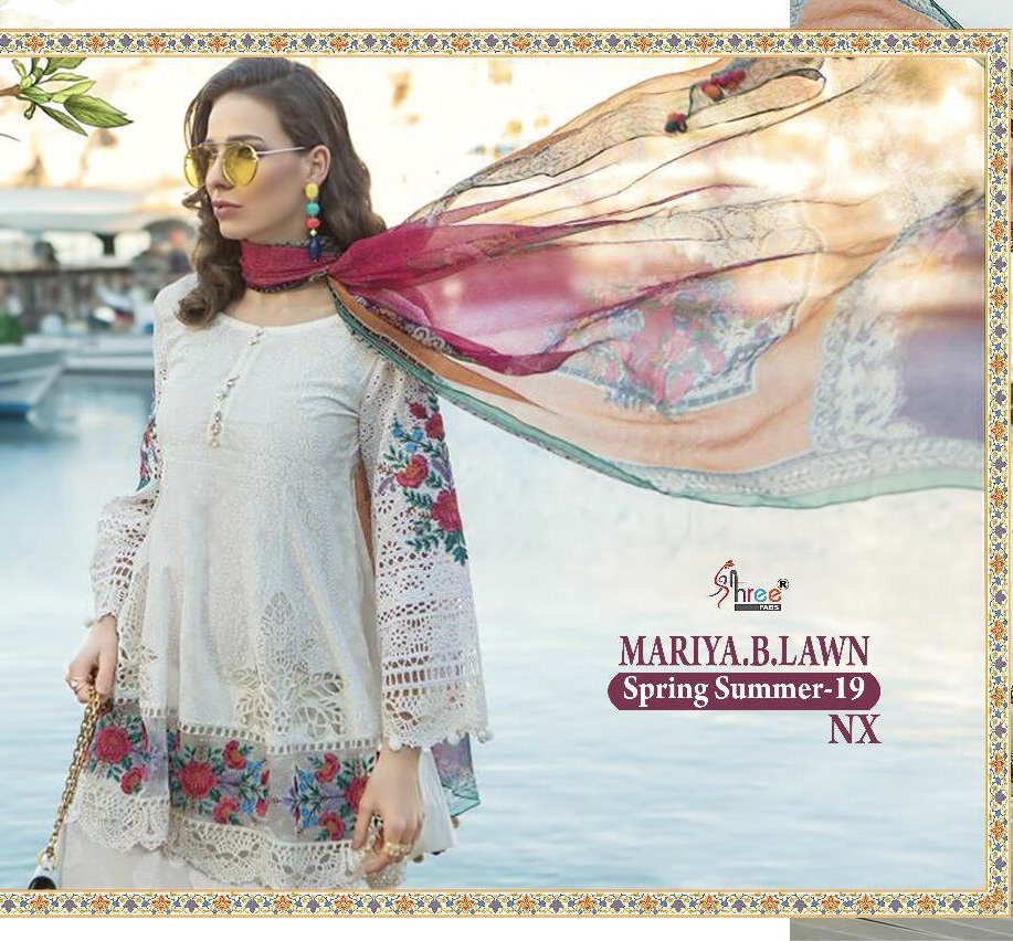 shree fabs mariya b lawn spring summer 19 nX colorful collection of salwaar suits