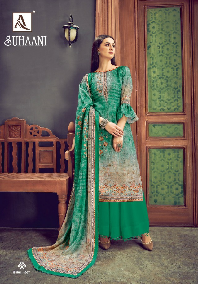 alok suit suhani  pashmina exclusive digital print with work  salwar suit catalog