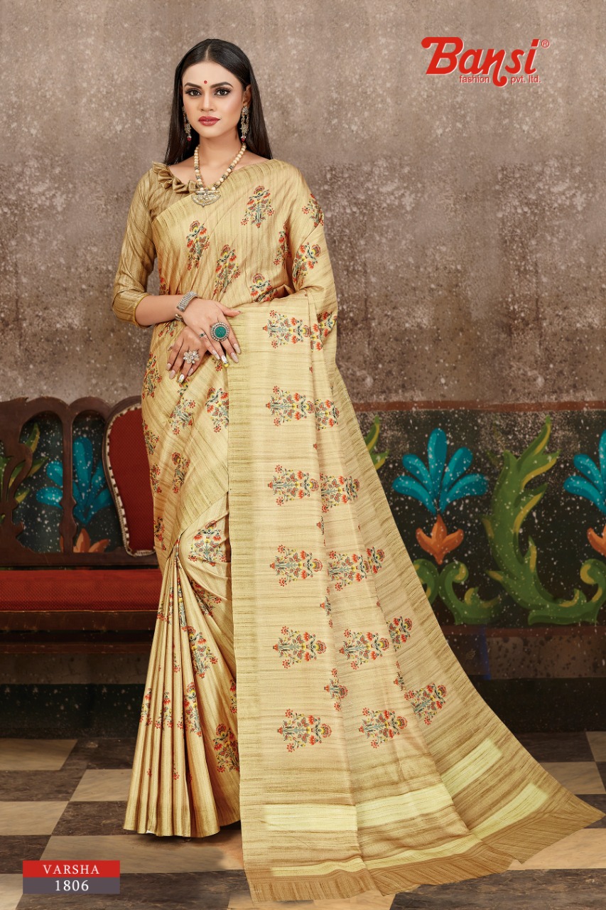 bansi fashion varsha silk authentic fabrik saree catalog