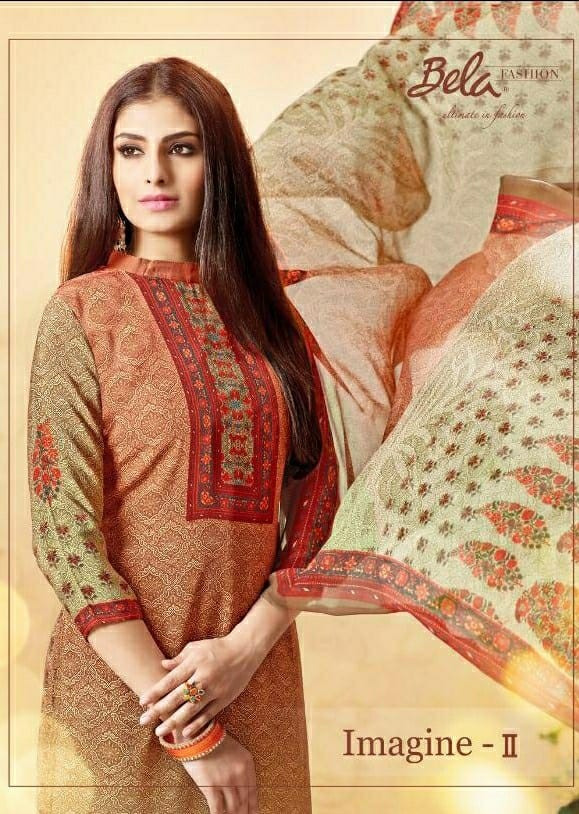 Bela fashion imagine vol 2 gorgeous stunning look beautifully designed Salwar suits catalog