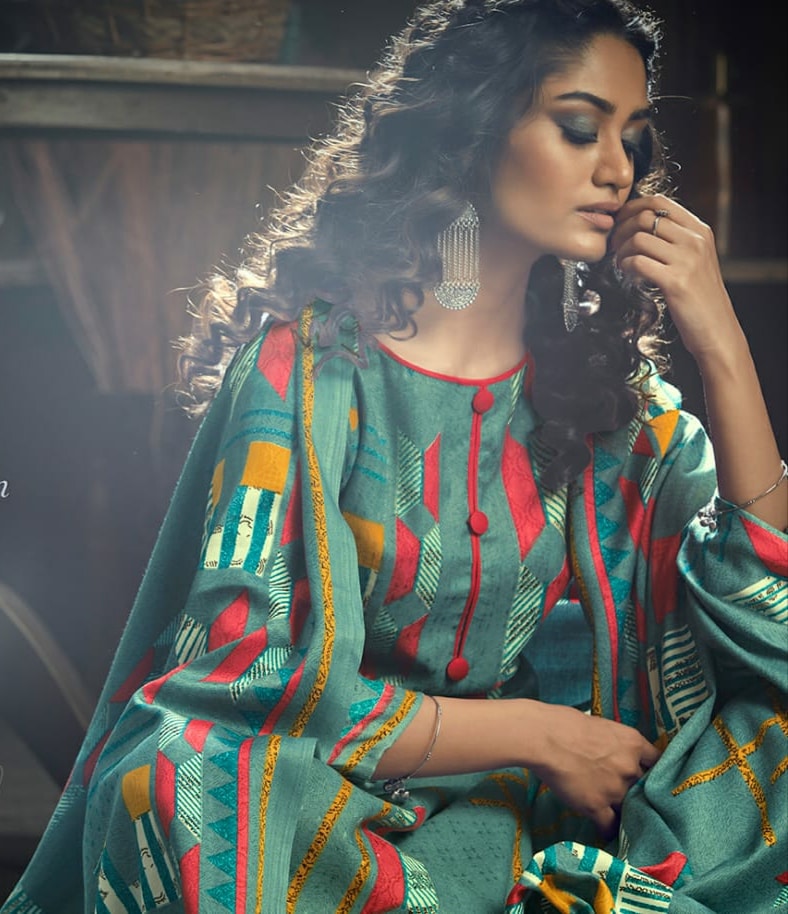 zulfat designer winter magic affordable price salwar suit catalog