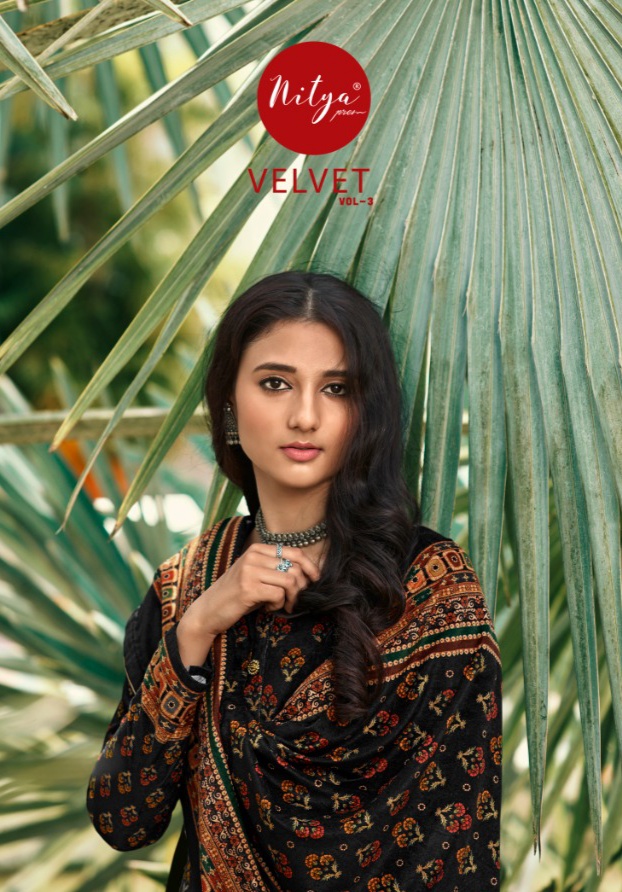 l t nitya velvet vol 3 pashmina exclusive digital print dupatta velvet digital print salwar suit catalog