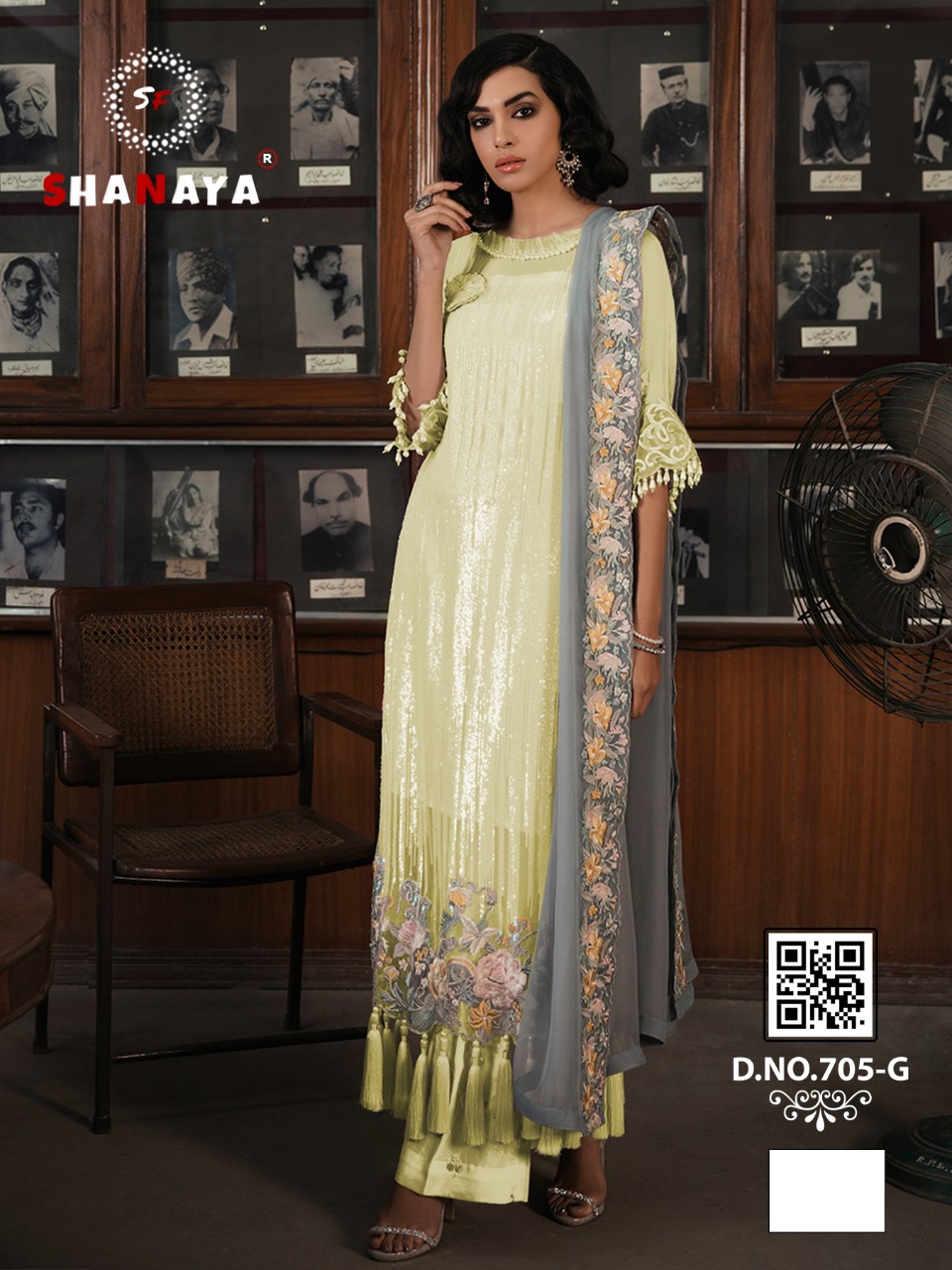 shanaya d no 705 g georgget exclusive look salwar suit singal