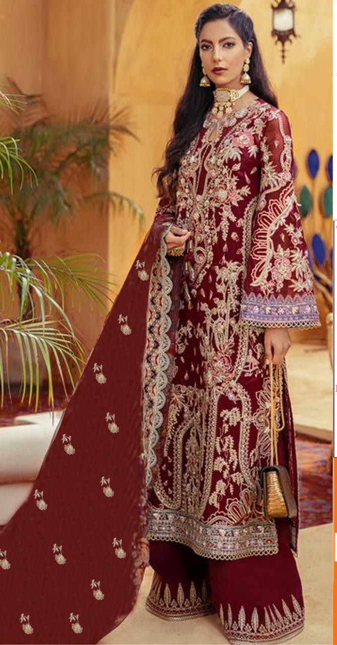 elaf ittehad georgett festive look salwar suit singal