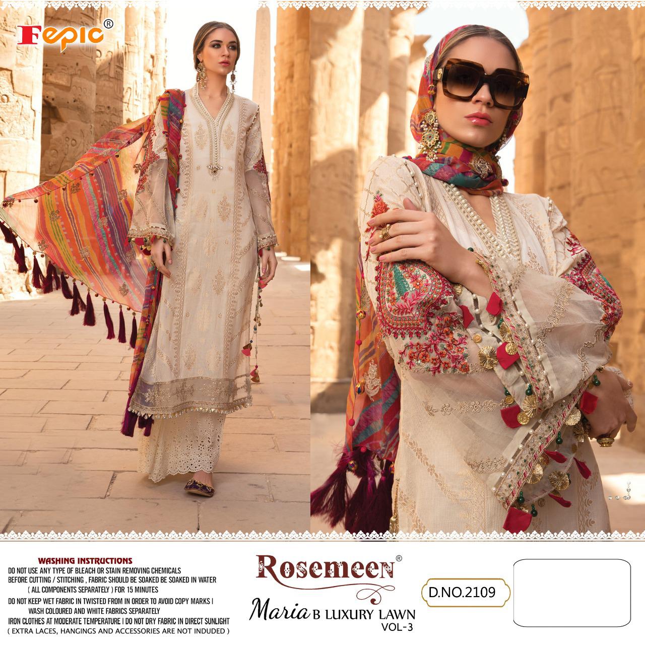 FEPIC ROSEMEEN 2109 Salwar Kameez Cotton Singles