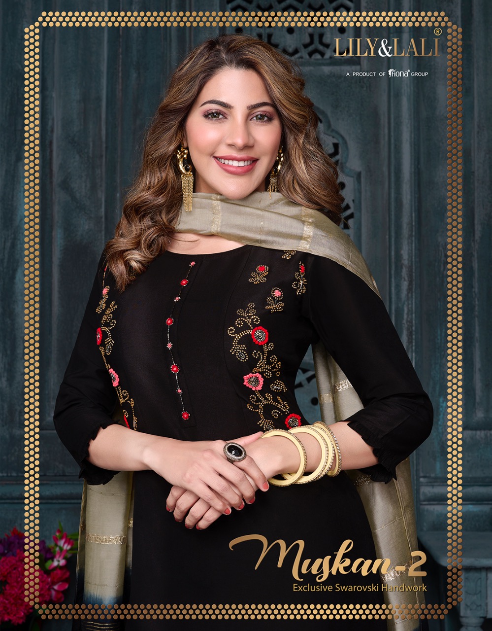 lily and lali muskan 2 silk classic trendy look top bottom with dupatta catalog