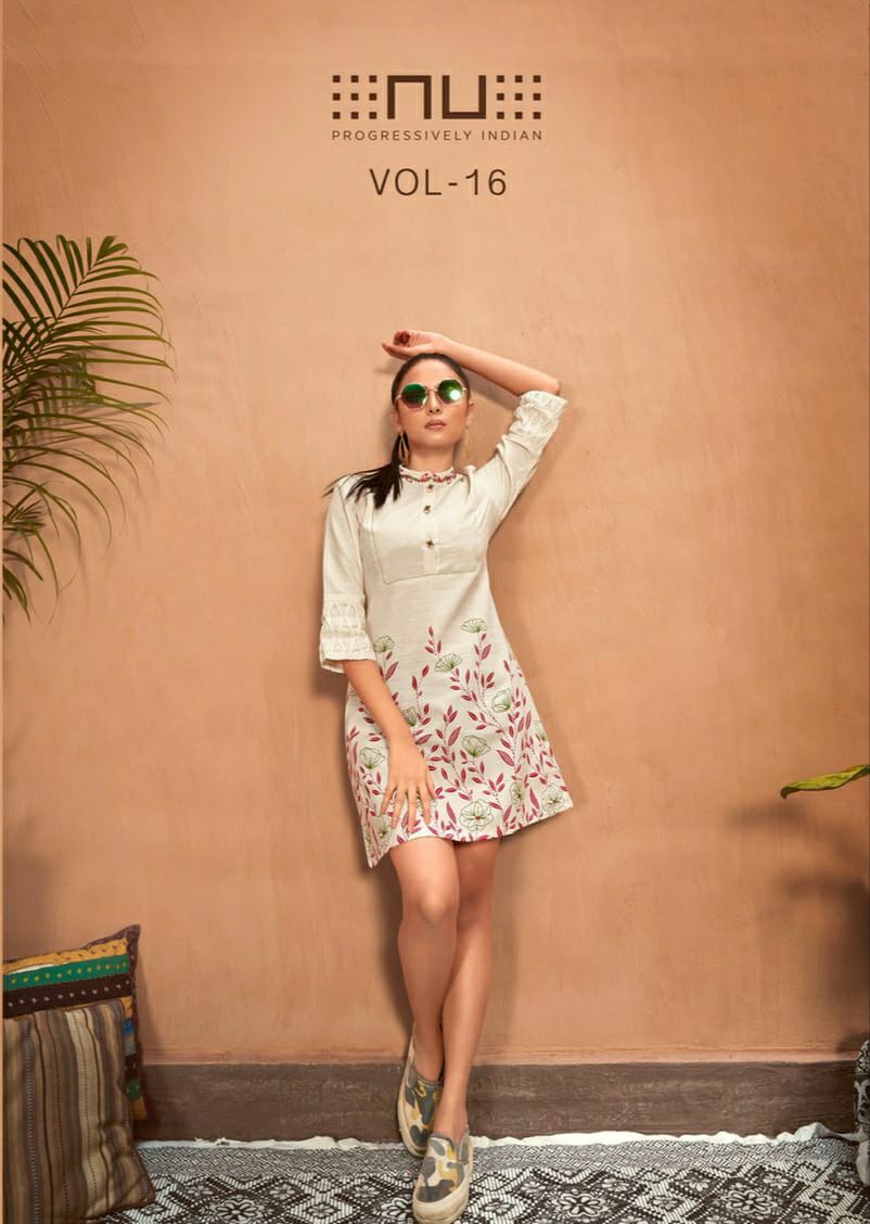 nu nu vol 16 cotton new and modern style short top catalog