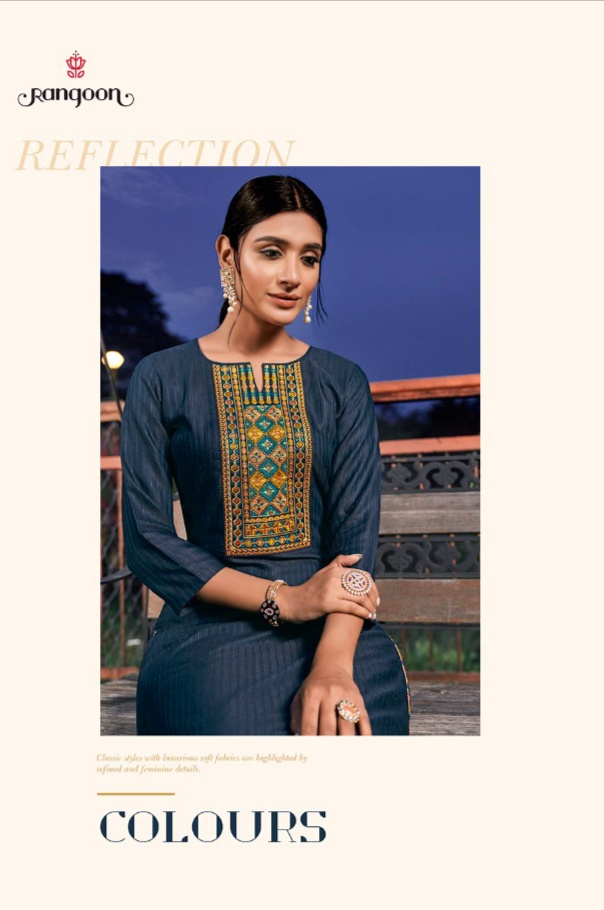 rangoon colours silk gorgeous look kurti catalog