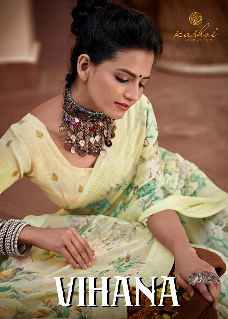 lt kashvi creation vihana georgette gorgeous look saree catalog