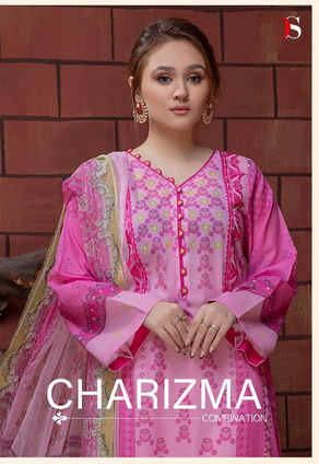 deepsy suit Charizma Combianrion cotton exclusive fabric salwar suit with cotton dupatta catalog