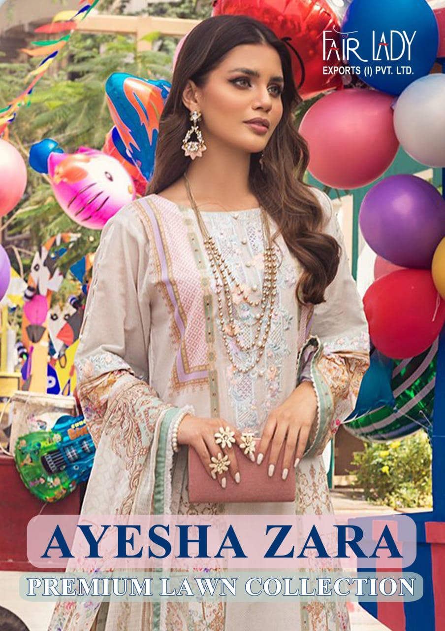mumtaz arts fair lady fle ayesha zara cotton lawn astonishin style shiffon dupatta salwar suit catalog