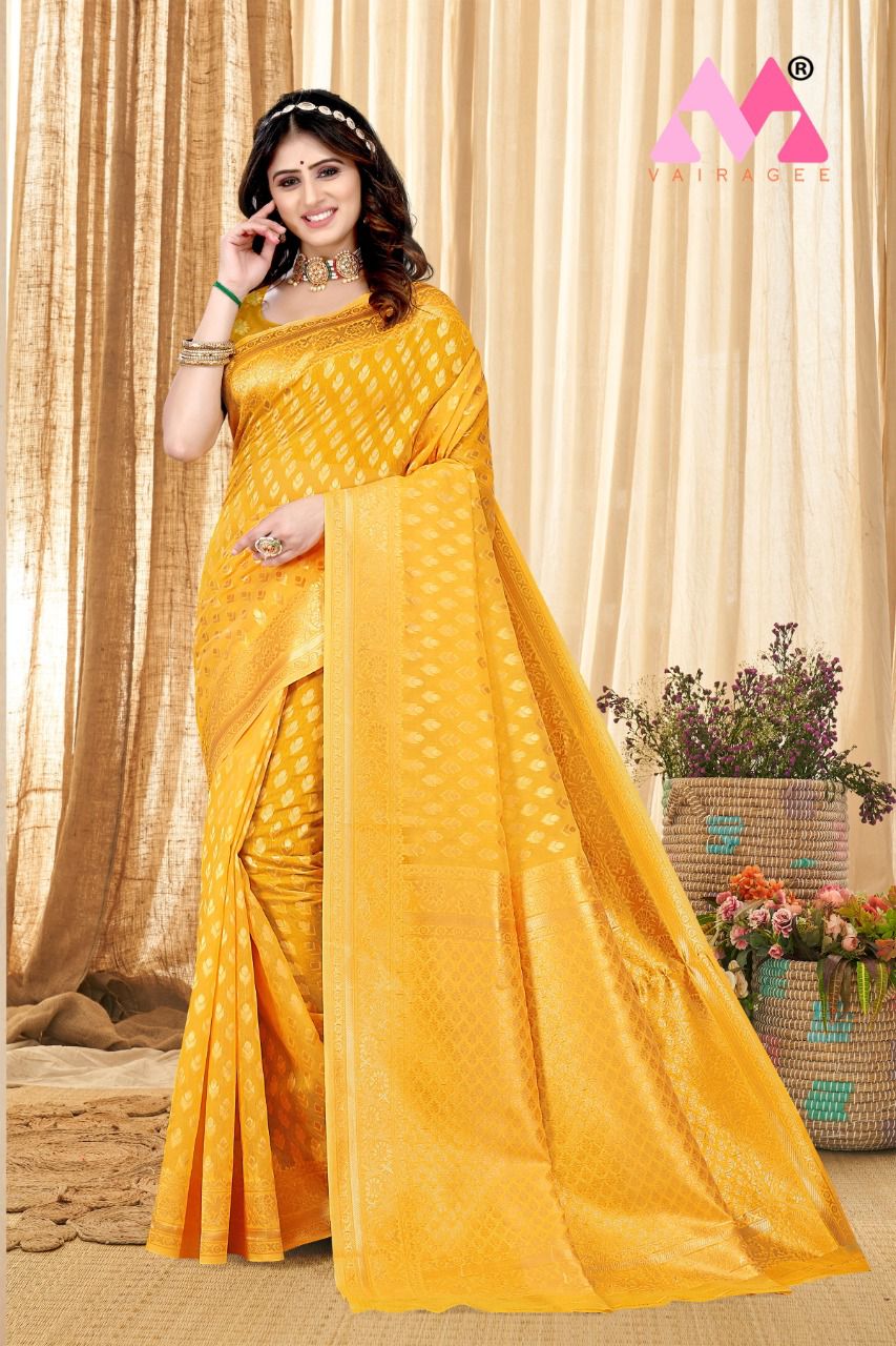 vivera international noorie Chanderi cotton catchy look saree catalog