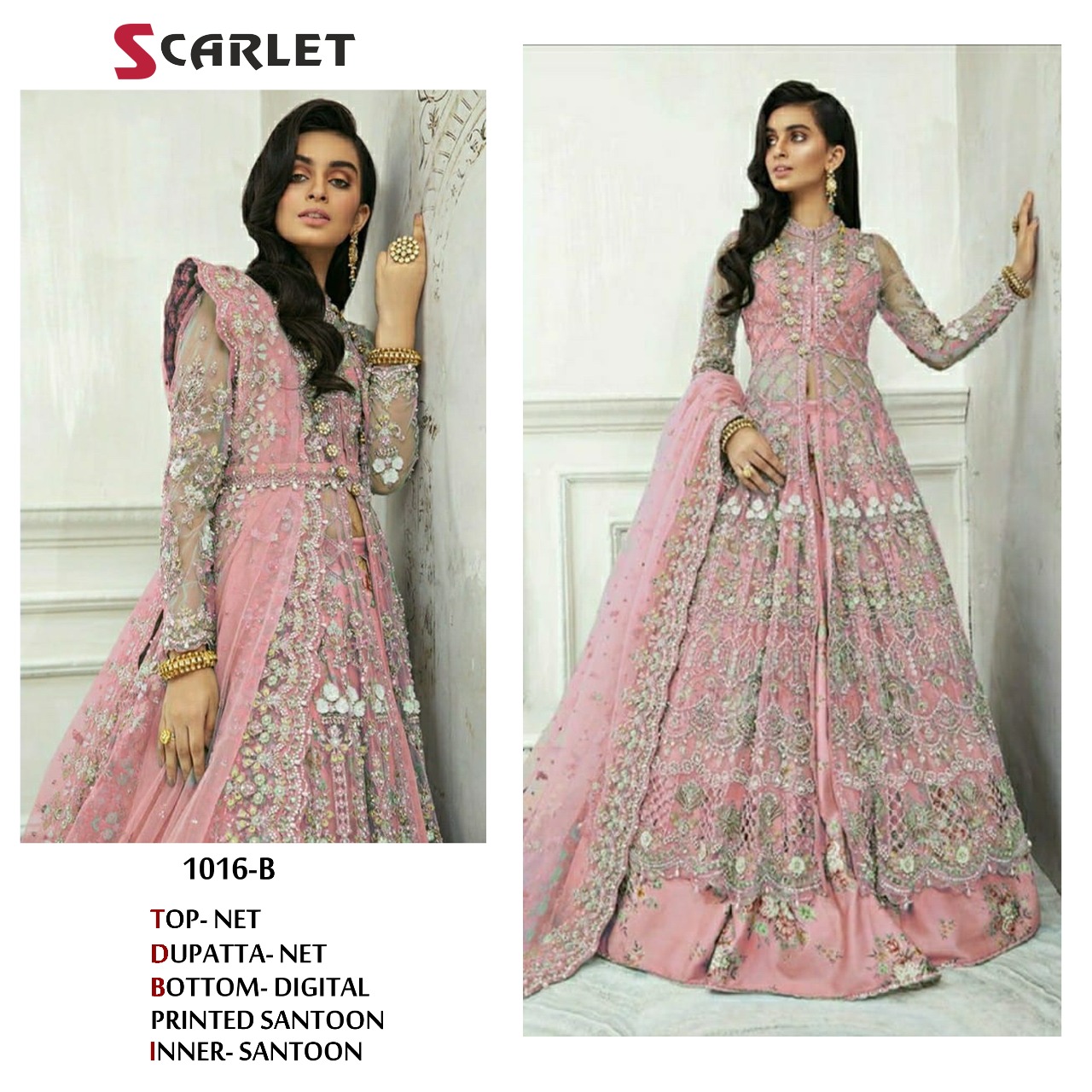 scarlet Scarlet 1016 B Salwar Kameez NET  Singles