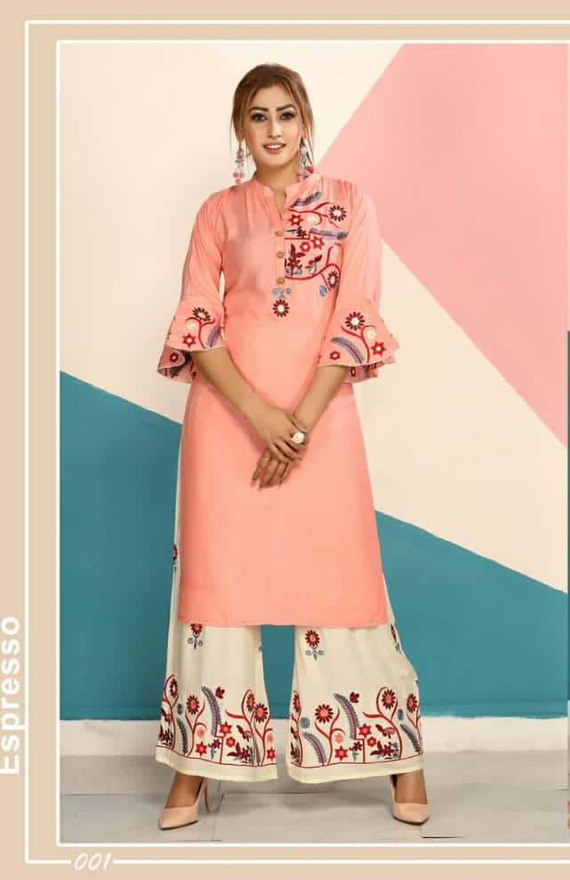 Master memsaab exculsive collection of Kurtie with plazzo