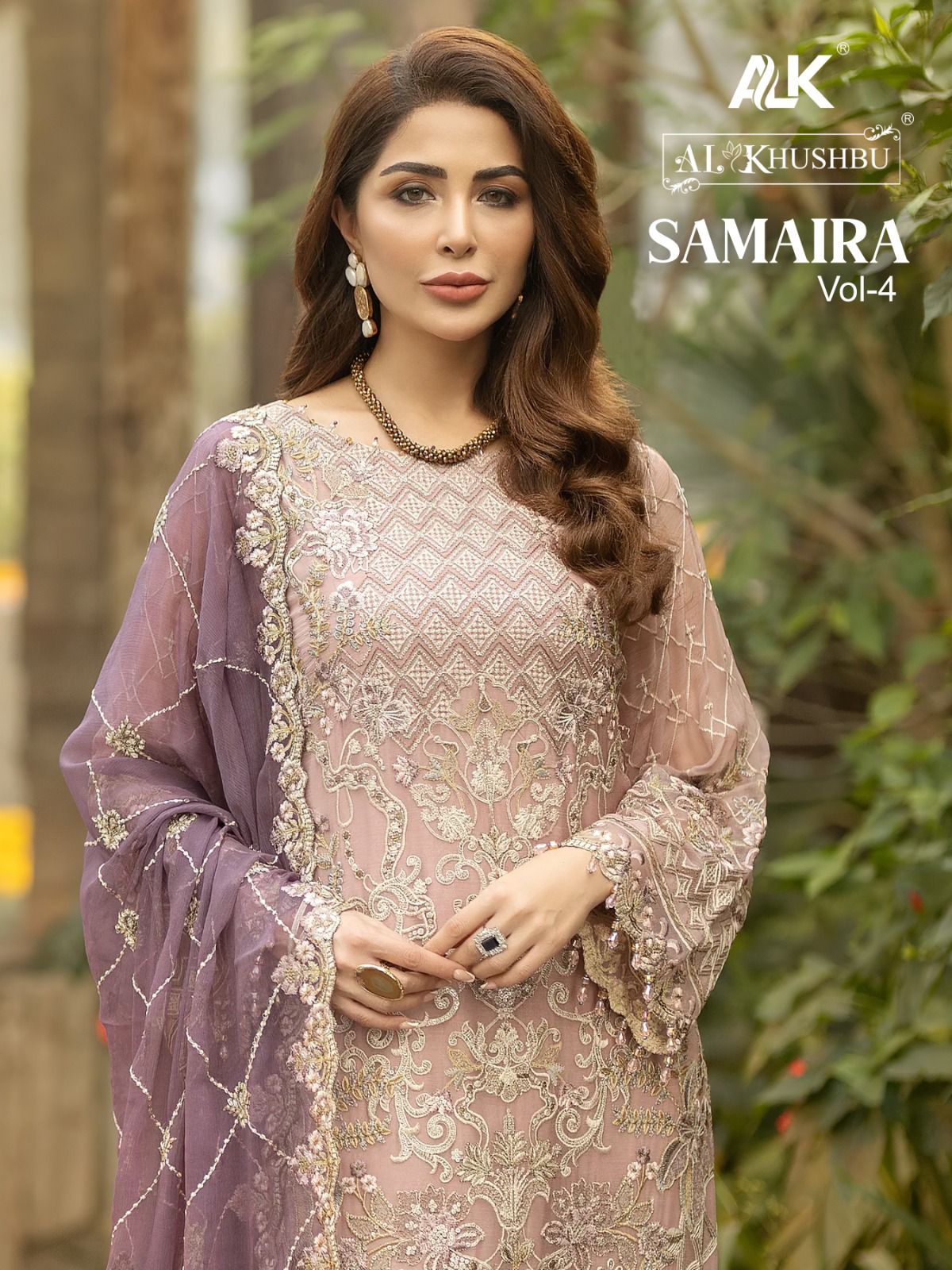 al khushbu samaira vol 4 alk d no 4047 4048 4049 georgette attractive look salwar suit catalog