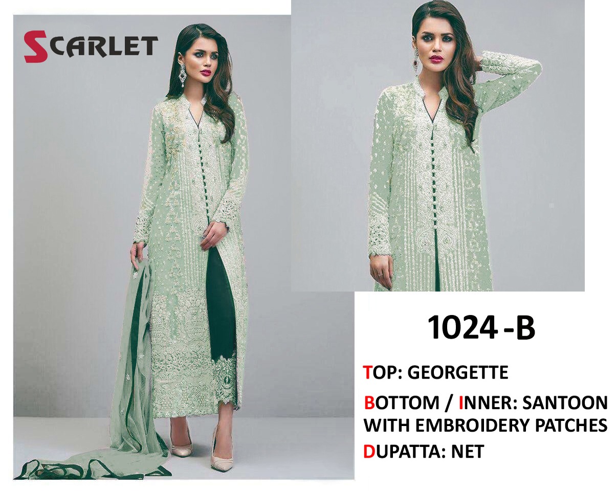 scarlet SCARLET 1024 B Salwar Kameez Georgette Singles