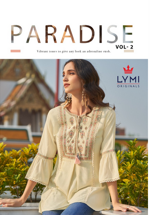 lymi paradise vol 2 rayon elegant kurti catalog