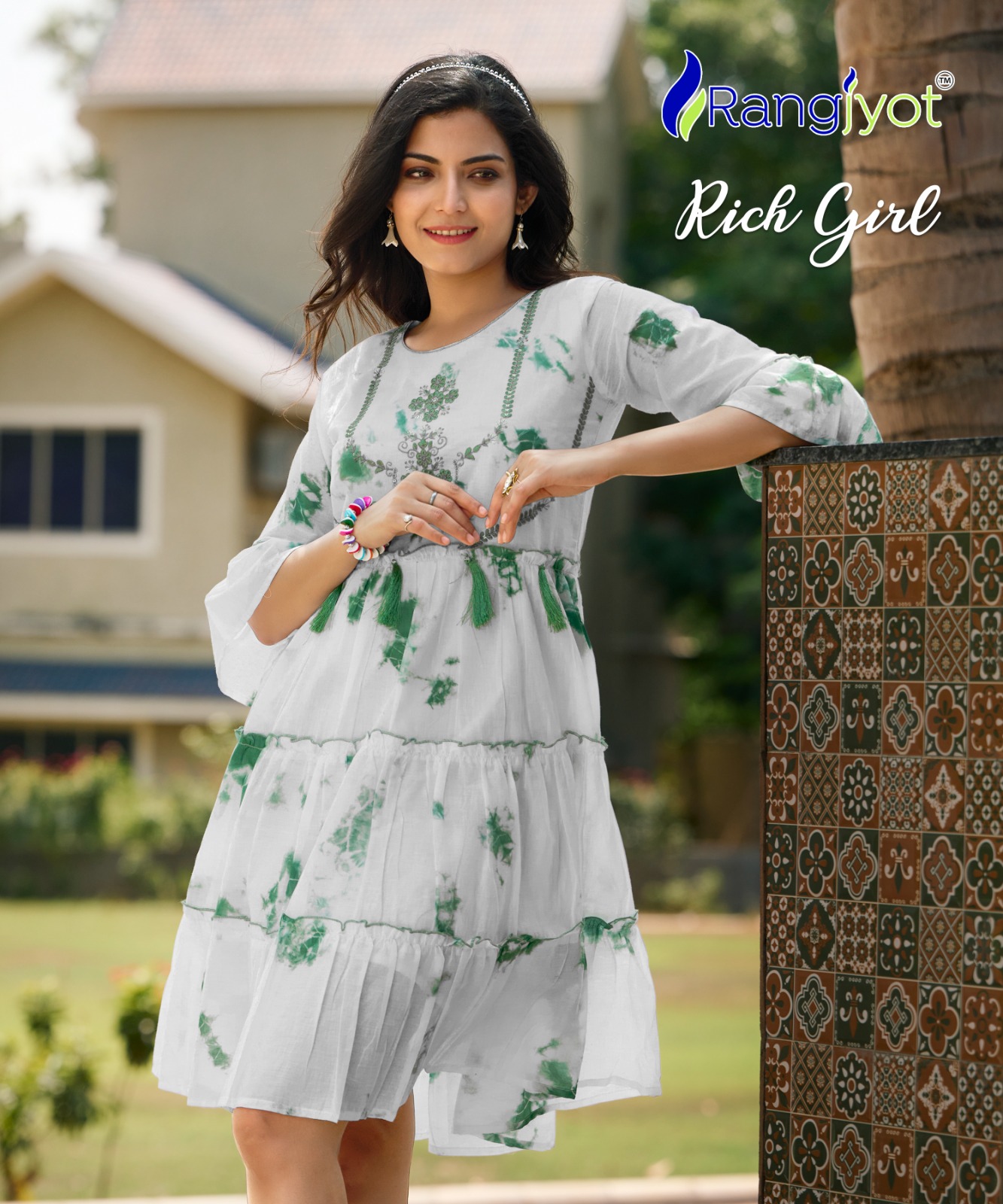 rangjyot rich girl mull cotton exclusive print kurti catalog