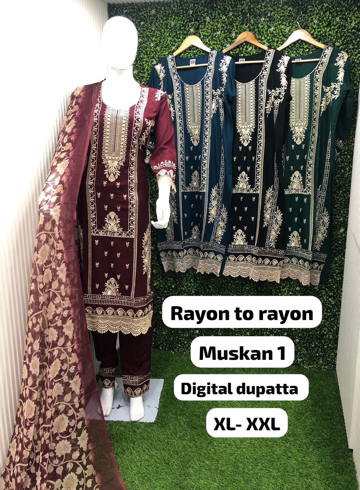 gaabha d no 103 rayon innovative look kurti  with dupatta catalog