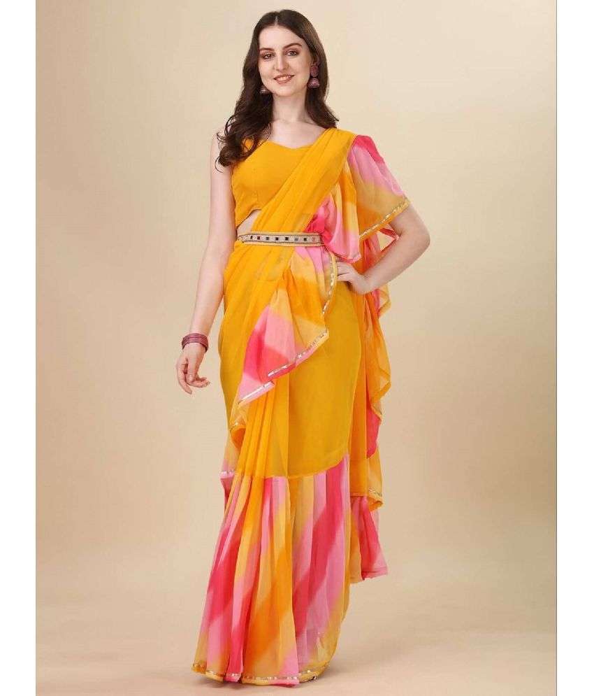 vivera international Saraswati23 Sarees georgette catchy look saree catalog
