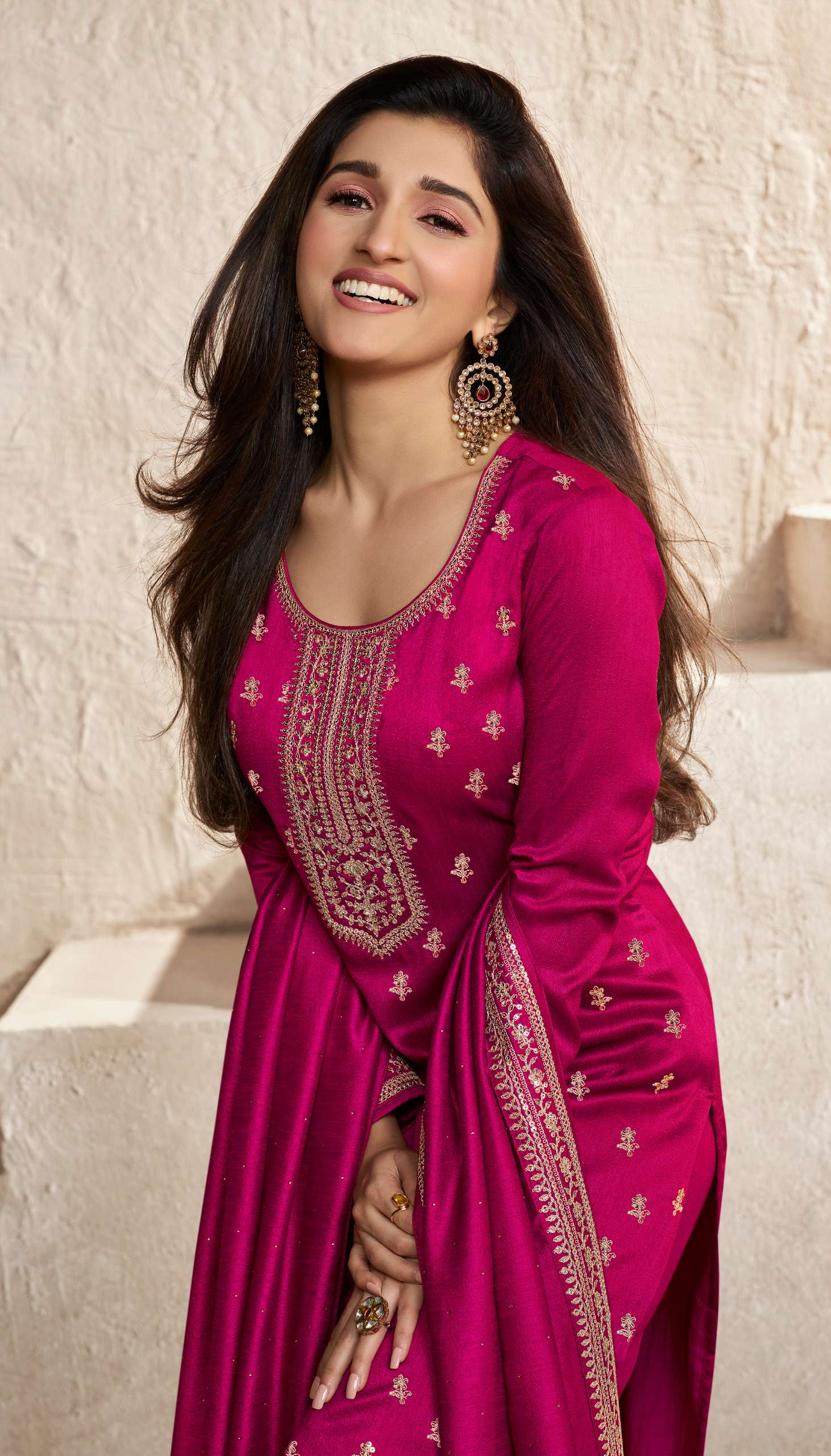 vinay fashion kaseesh aanchal hitlist georgette gorgeous look salwar suit catalog