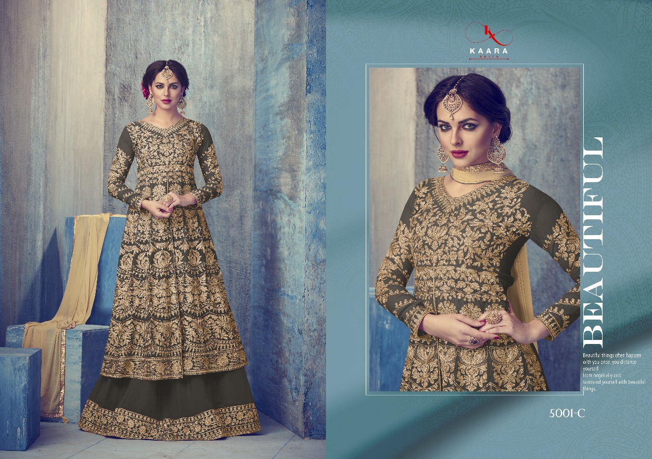 Kaara suits divya heavy embroidered lehangas Collection