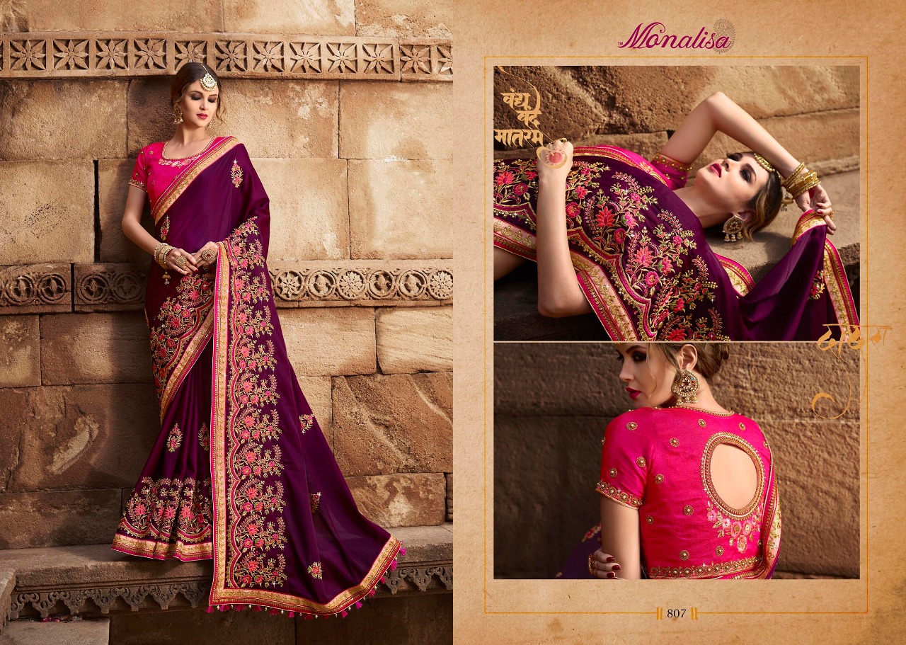 Monalisa 801-812 series heavy sarees collection