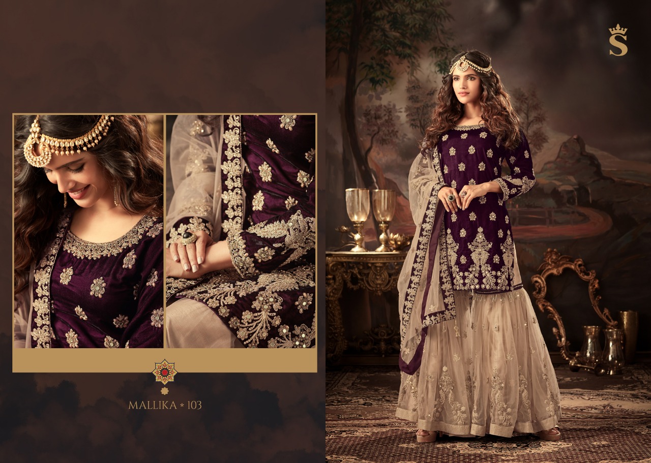 S4u By Shivali Mallika vol 1 ready made suits collection