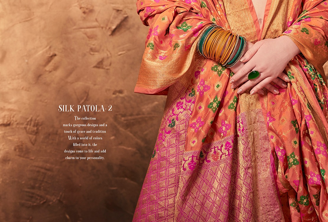 Shangrila silk patola Vol 2 Sarees catalog dealer