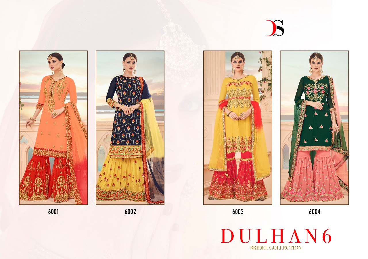 Deeply suits presents dulhan 6 bridal collection of salwar kameez