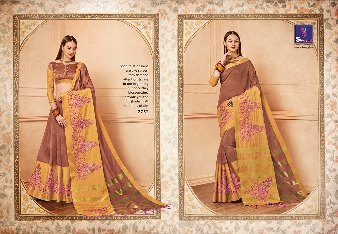 eklavya silk by shangrila launch sarees eye catching colour for this summer season