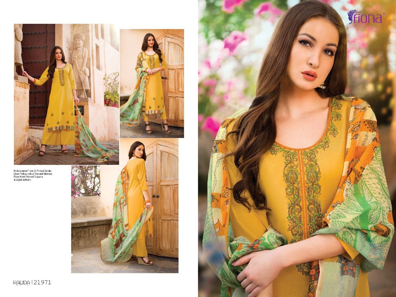 Fiona launch sundara summer fabrics pastel colours printed salwar kameez