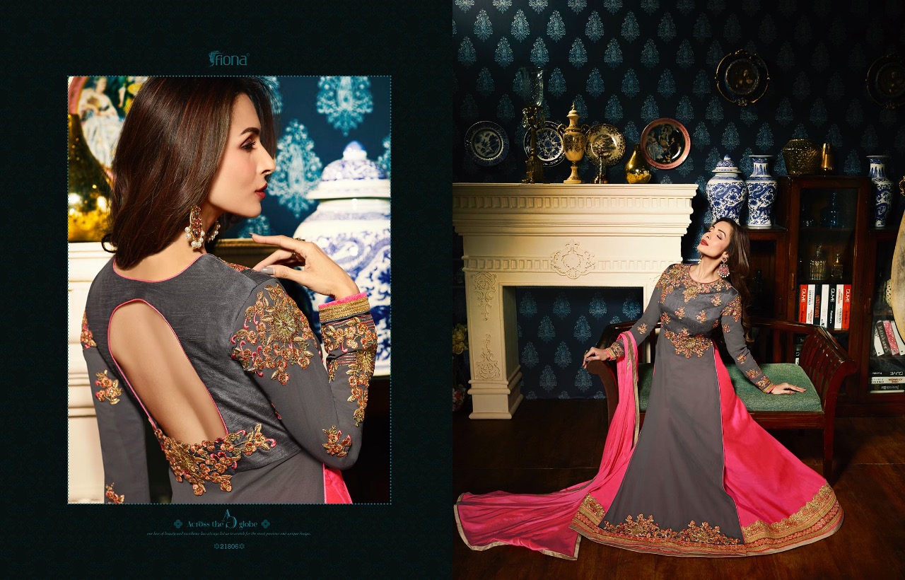Fiona presents zara vol 7 mesmerising designer collection of indo western gown