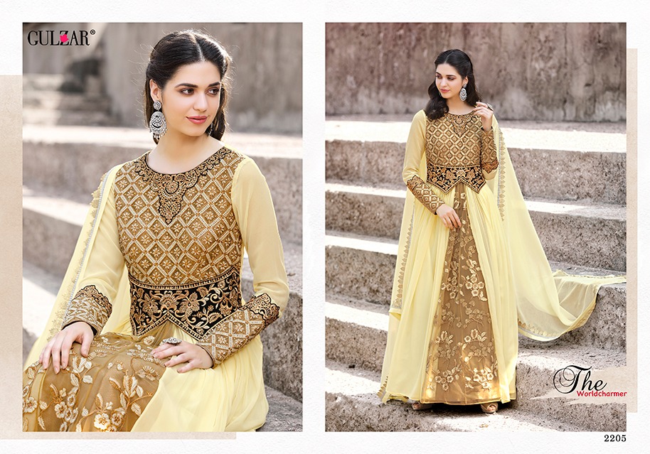 Gulzar launch 2200 series eid collection of gowns
