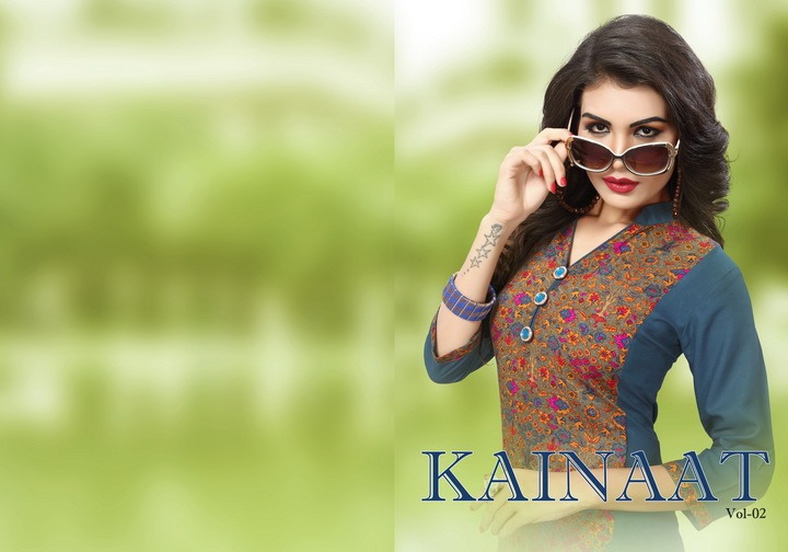 Kainaat presents kainaat vol 2 Beautiful collection of heavy rayon kurtis