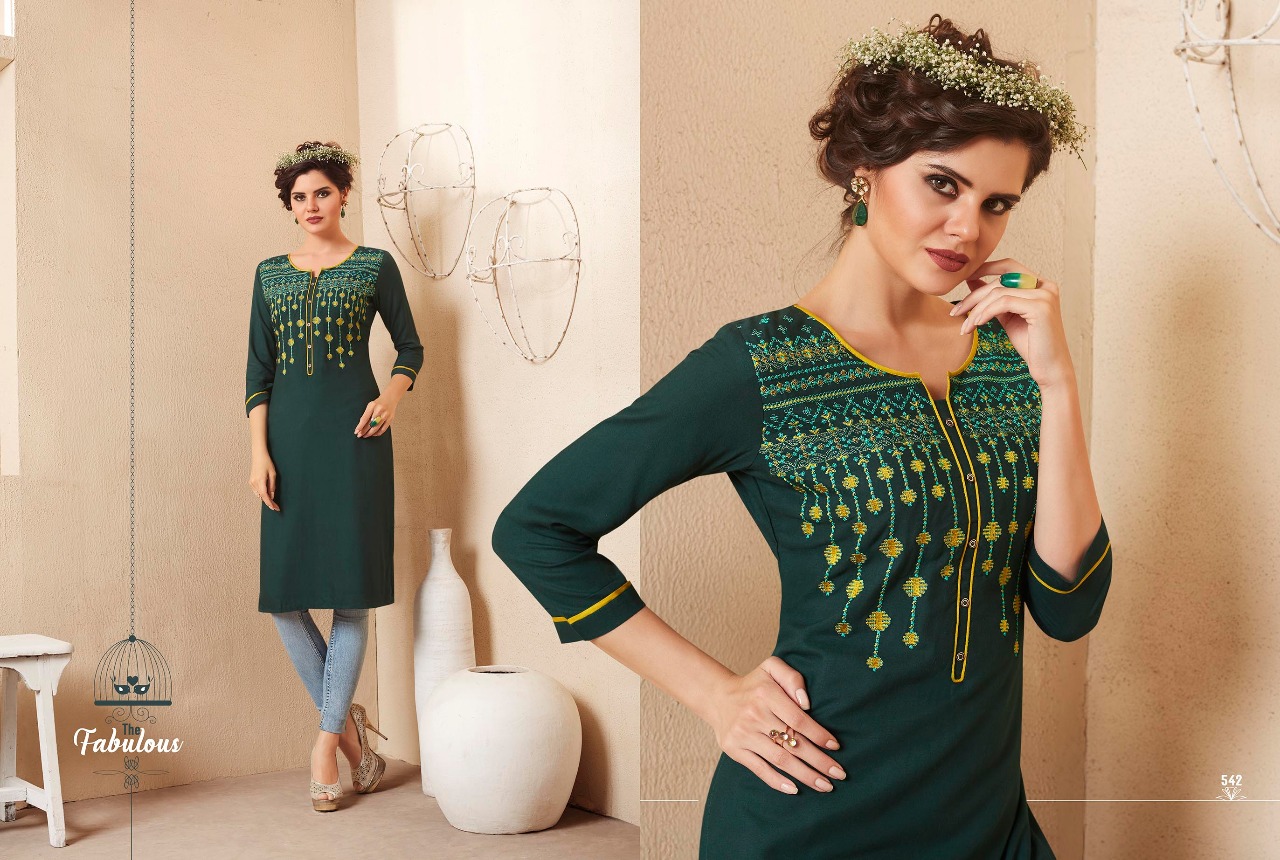 Kajree fashion launch lily vol 9 ethnic Designer wear kurtis