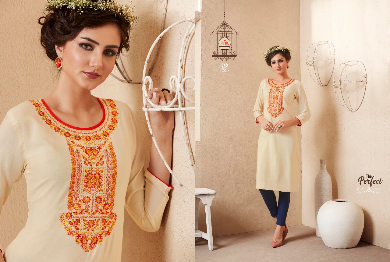 Kajree fashion launch lily vol 9 ethnic Designer wear kurtis