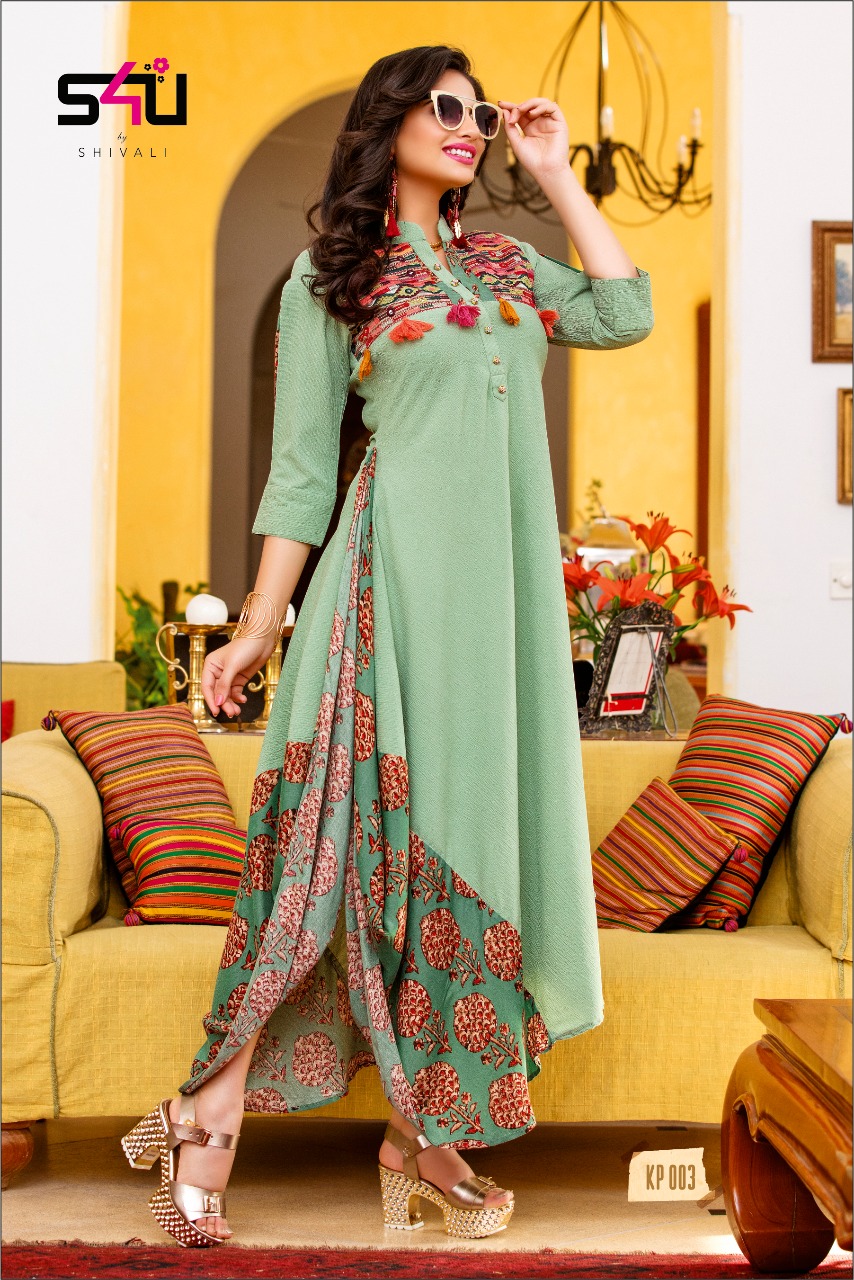 Kitty party by S4U brings summer friendly party wear collection of kurtis