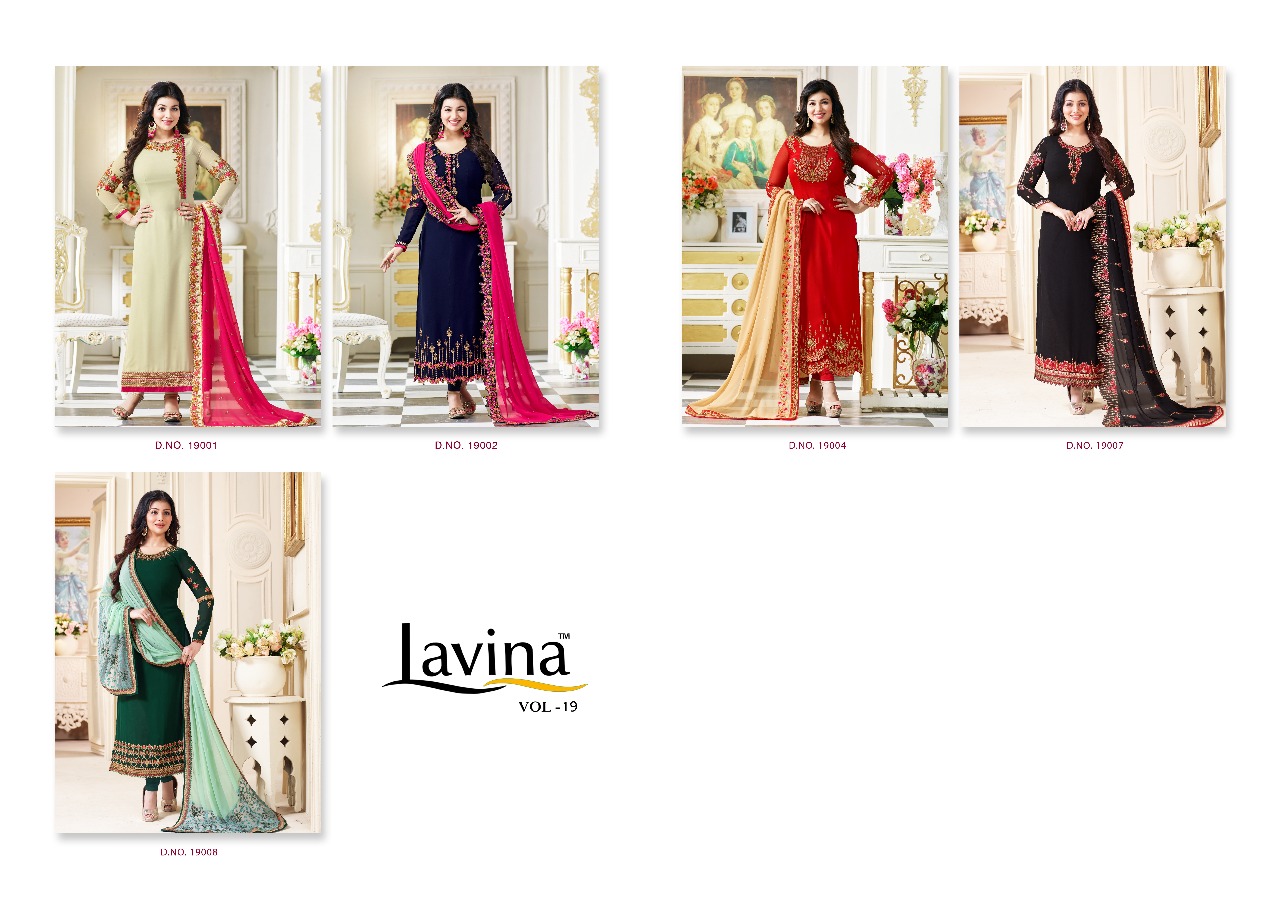 Lavina presenting volume 19 nX Festive collection of salwar kameez