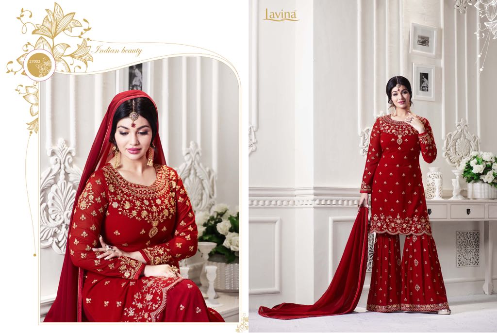 Lavina vol 27 presenting rouge party wear georgette salwar kameez