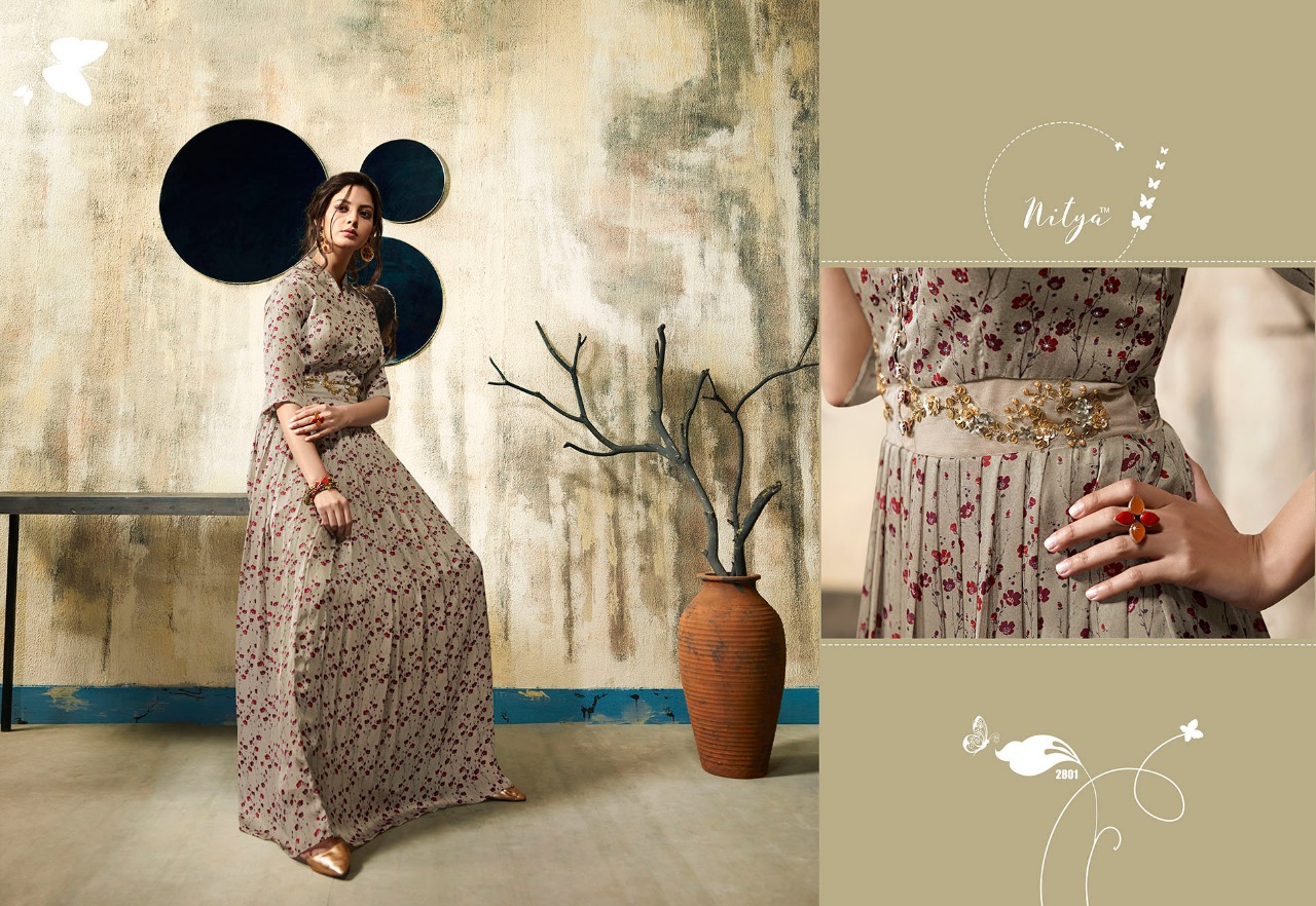 LT fabrics presenting nitya vol 28 nX casual wear collection of Long kurtis