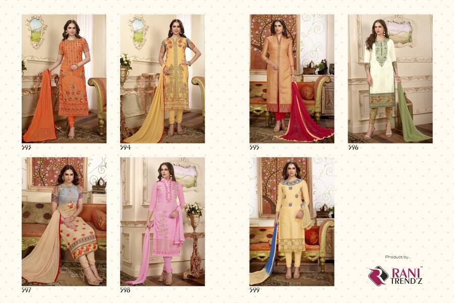 Rani trendz presenting kumkum stylish collection of salwar kameez