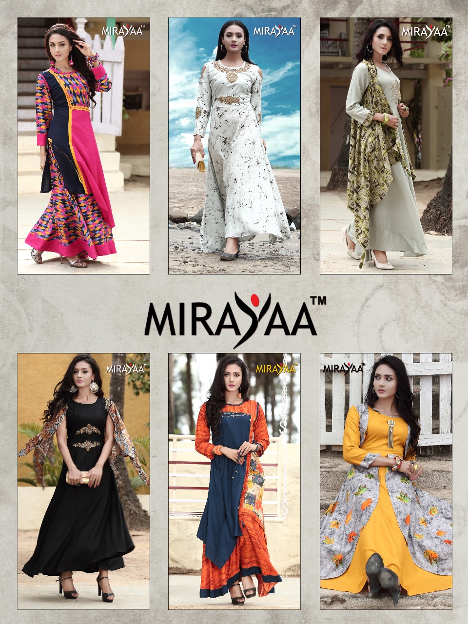 Recharge by mirayaa presents designer wear kurtis