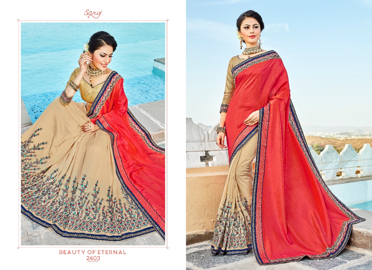 Saroj launch elegance beautiful collection of sarees